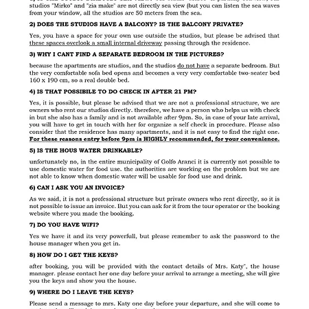 Appartamento Monolocale Zia Make